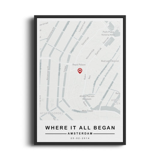 Herinneringsposter “Where It All Began”